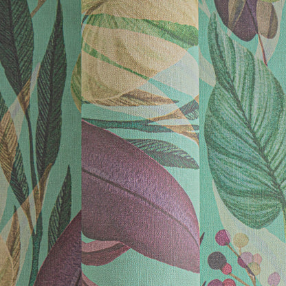 Livingwalls Anna D'Andrea  Blätter Blau Lila - 10,05 m x 0,53 m