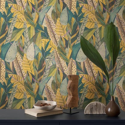 Livingwalls Anna D'Andrea  Dschungel Gelb - 10,05 m x 0,53 m