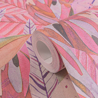 Livingwalls Anna D'Andrea  Dschungel Pink - 10,05 m x 0,53 m