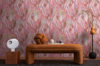 Livingwalls Anna D'Andrea  Dschungel Pink - 10,05 m x 0,53 m