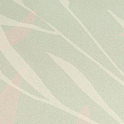 Livingwalls Anna D'Andrea  Blätter Creme Grün - 10,05 m x 0,53 m