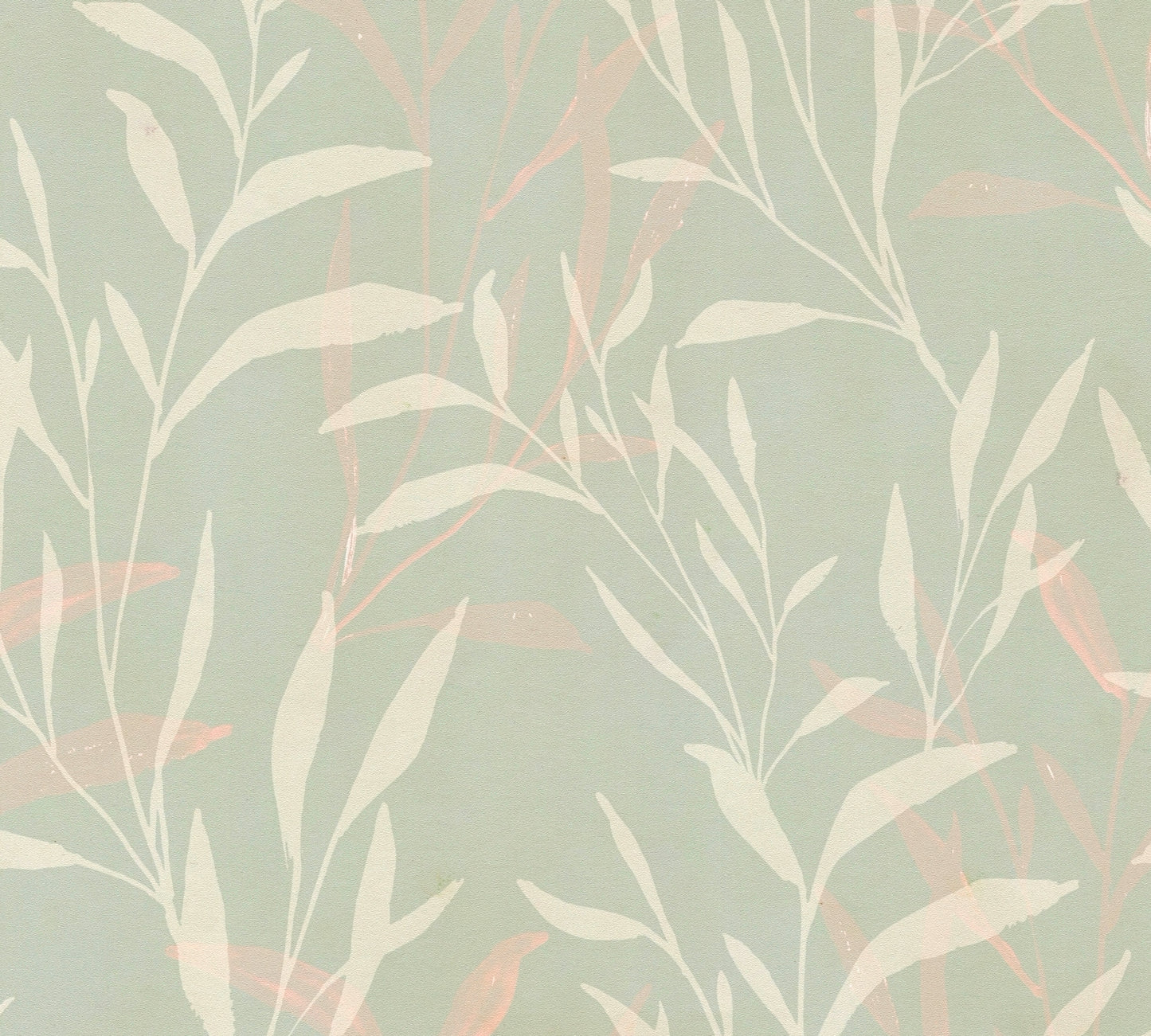 Livingwalls Anna D'Andrea  Blätter Creme Grün - 10,05 m x 0,53 m