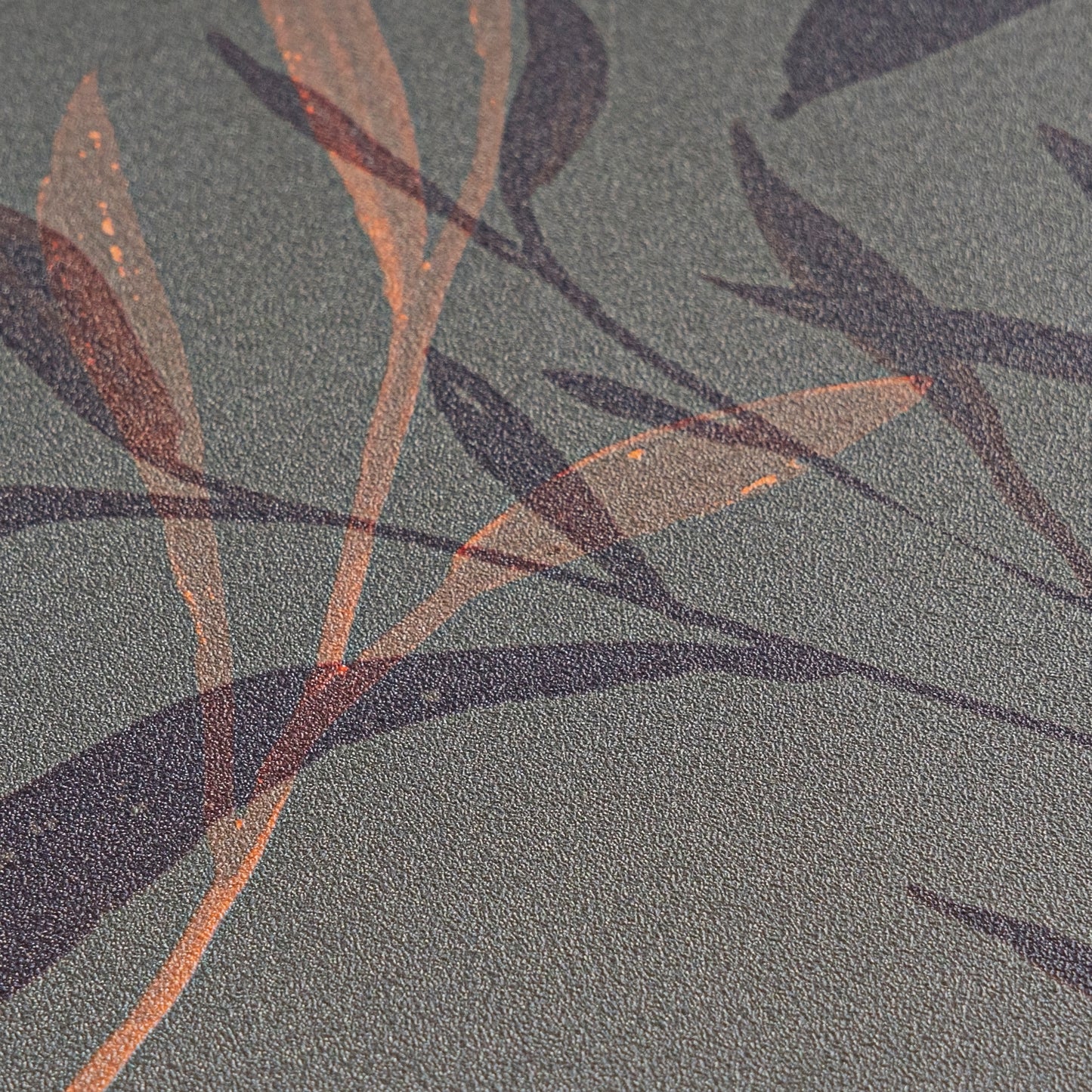 Livingwalls Anna D'Andrea  Blätter Braun Grün - 10,05 m x 0,53 m