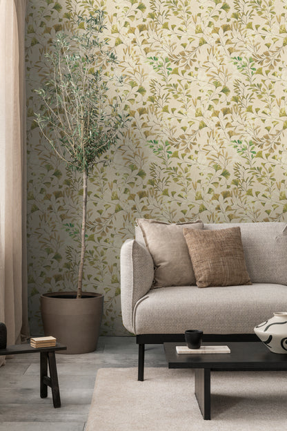 Livingwalls Anna D'Andrea  Blätterranke Creme - 10,05 m x 0,53 m