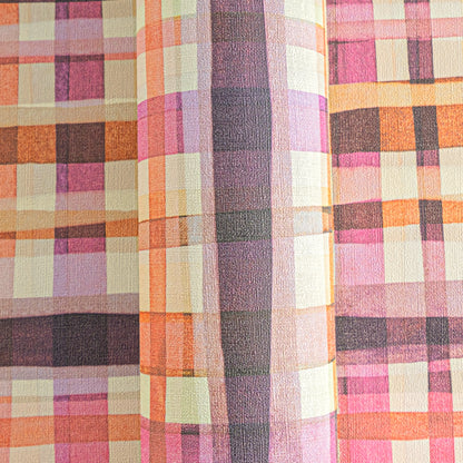 Livingwalls Anna D'Andrea  Karomuster Beige - 10,05 m x 0,53 m