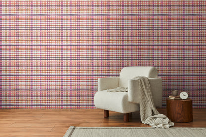 Livingwalls Anna D'Andrea  Karomuster Beige - 10,05 m x 0,53 m