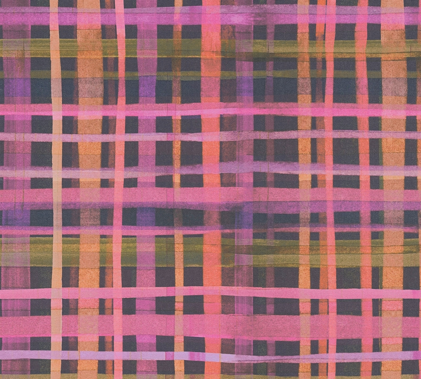 Livingwalls Anna D'Andrea  Karomuster Pink - 10,05 m x 0,53 m