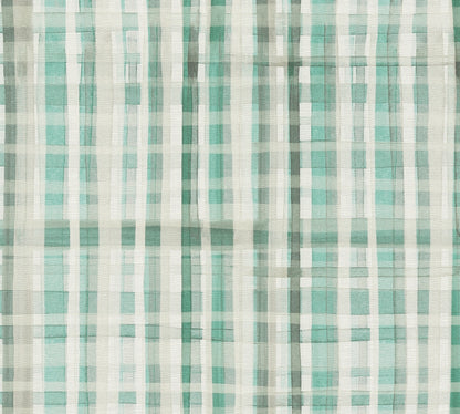 Livingwalls Anna D'Andrea  Karomuster Blau - 10,05 m x 0,53 m