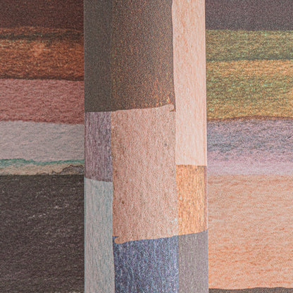 Livingwalls Anna D'Andrea  Streifen Braun Blau - 10,05 m x 0,53 m