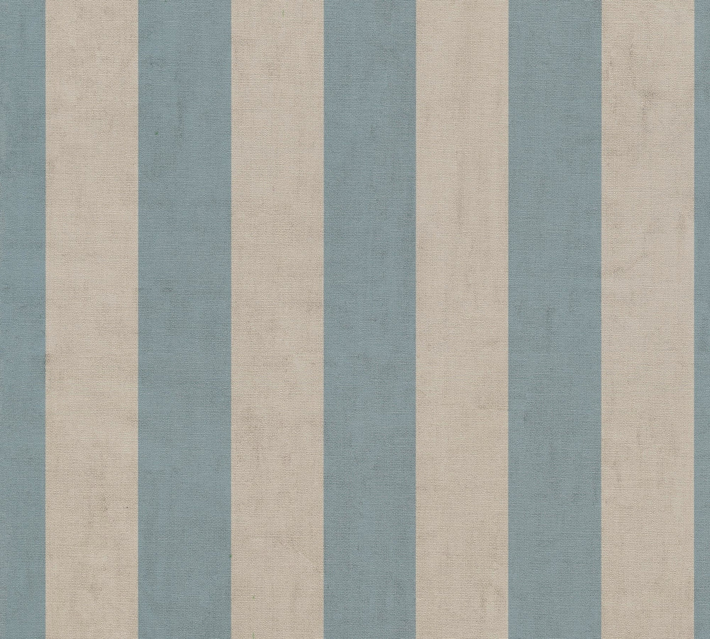 Mustertapete Blockstreifen Blau-Beige - 10,05 m x 0,53 m
