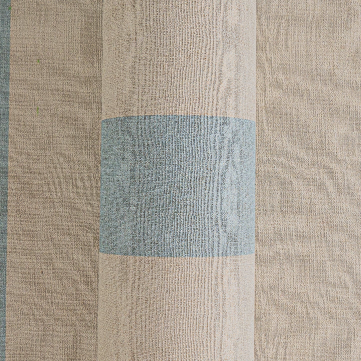 Livingwalls Anna D’Andrea Vliestapete Blockstreifen Hellblau Beige - 10,05 m x 0,53 m
