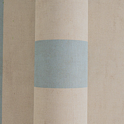 Livingwalls Anna D’Andrea Vliestapete Blockstreifen Hellblau Beige - 10,05 m x 0,53 m