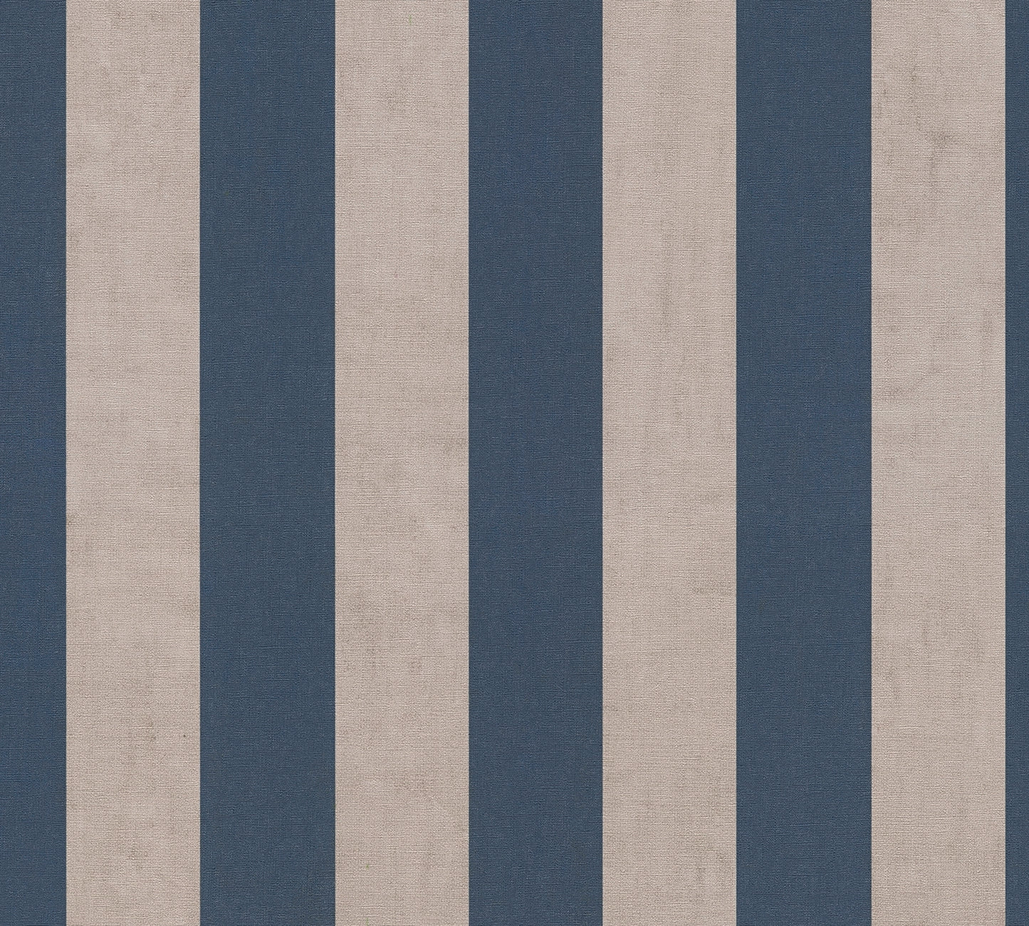 Livingwalls Anna D’Andrea Vliestapete Blockstreifen Dunkelblau Beige - 10,05 m x 0,53 m