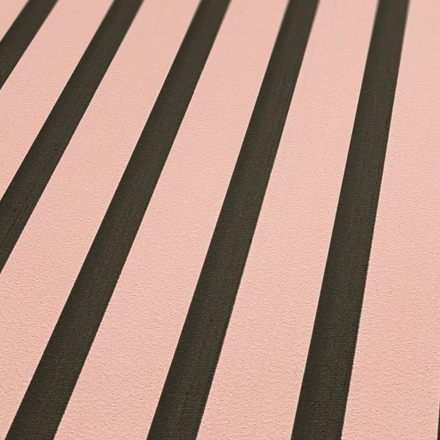 Mustertapete Holzlatten-Optik Rosa & Schwarz - 10,05 m x 0,53 m