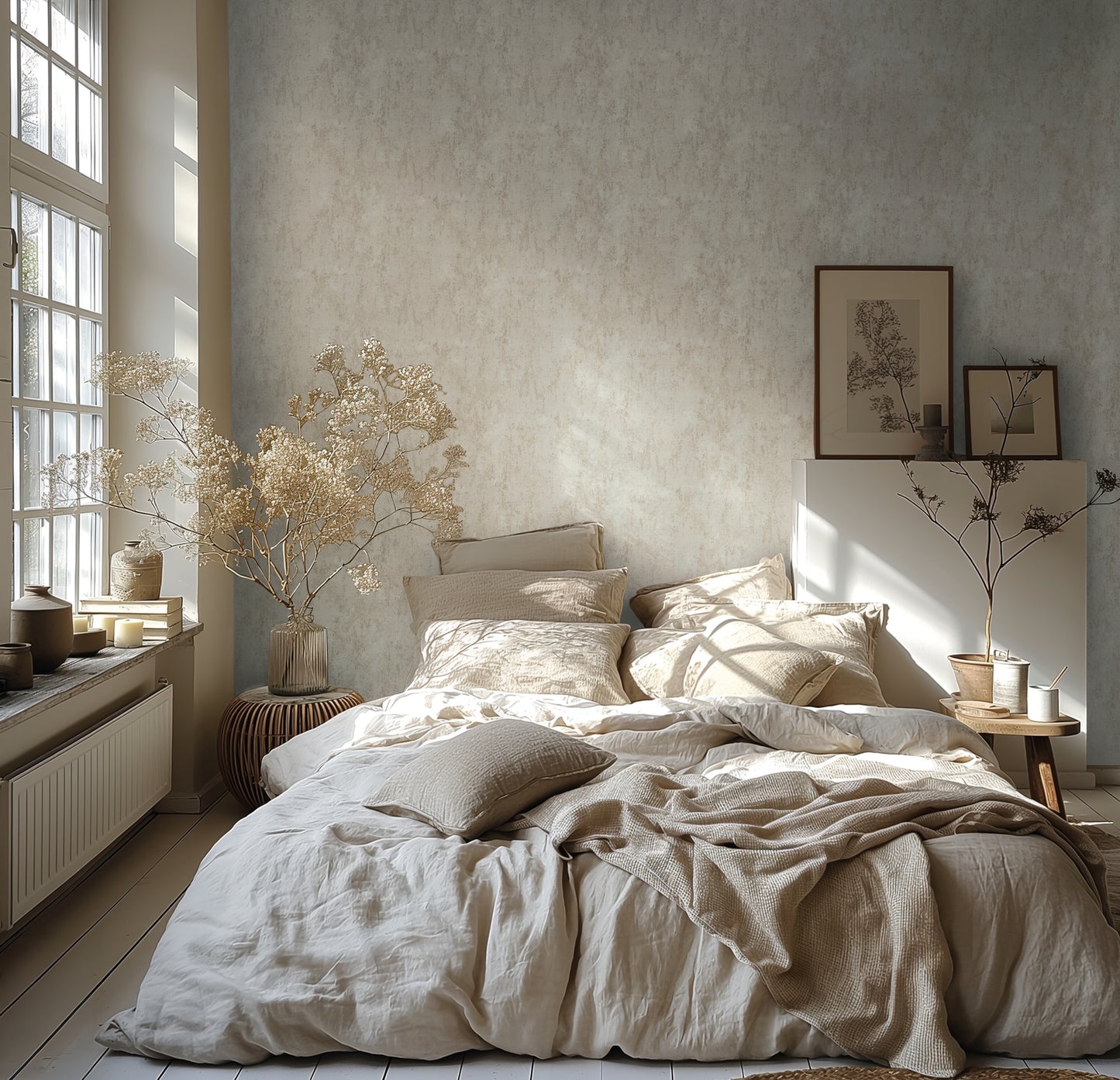 Livingwalls Metropolitan Stories Hot Spots Naomi - Soho-Viertel Oberfläche Beige - 10,05 m x 0,53 m