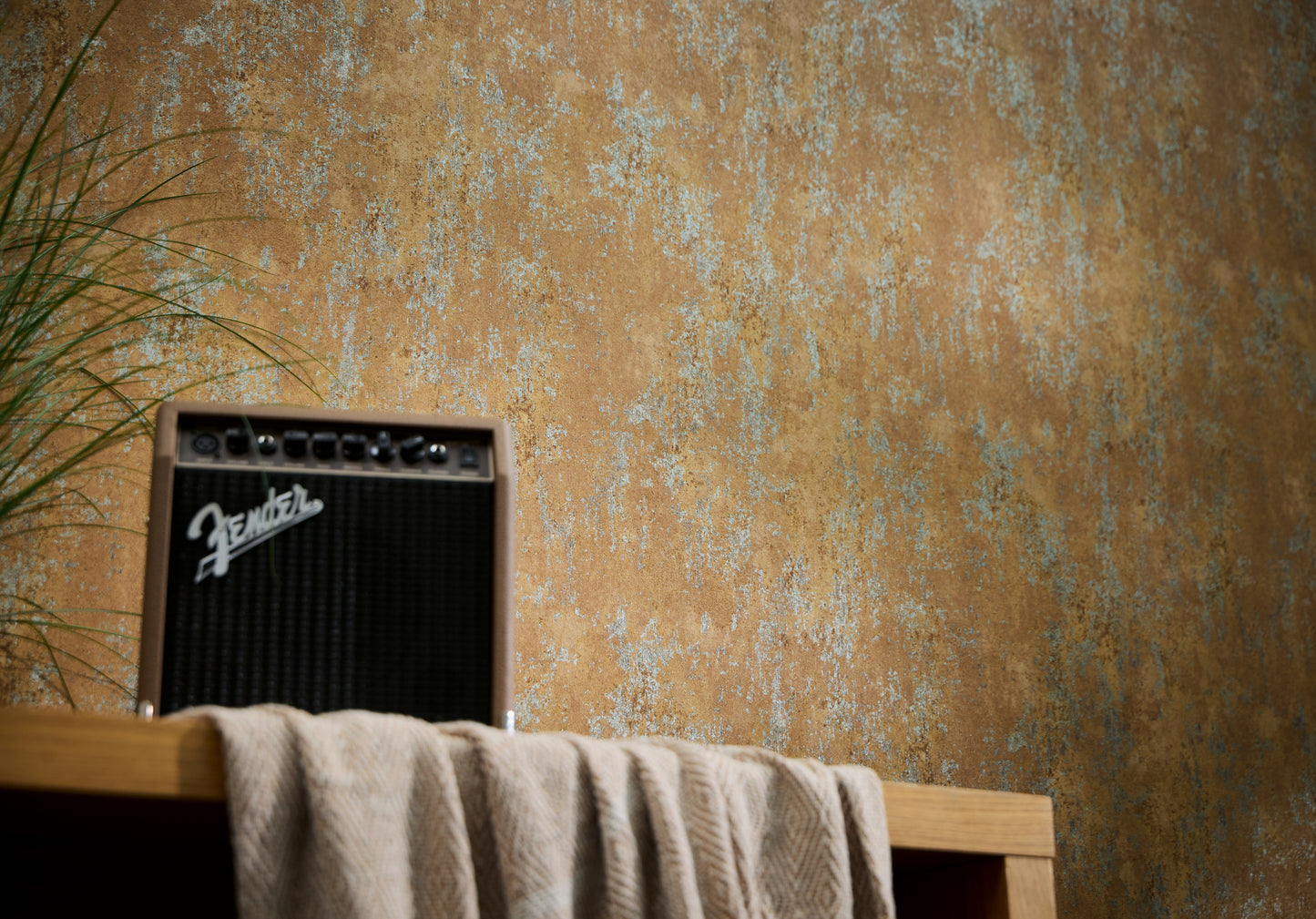Livingwalls Metropolitan Stories Hot Spots Naomi - Soho-Viertel Oberfläche Braun Orange - 10,05 m x 0,53 m