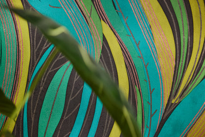 Livingwalls Metropolitan Stories Hot Spots Nils - Waikiki Beach Blätter Grün - 10,05 m x 0,53 m
