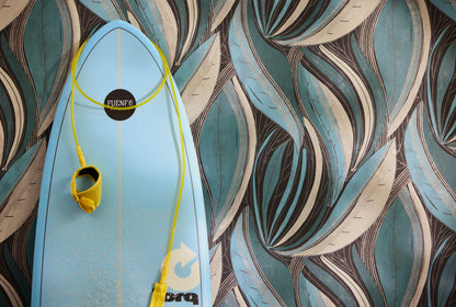 Livingwalls Metropolitan Stories Hot Spots Nils - Waikiki Beach Blätter Blau - 10,05 m x 0,53 m