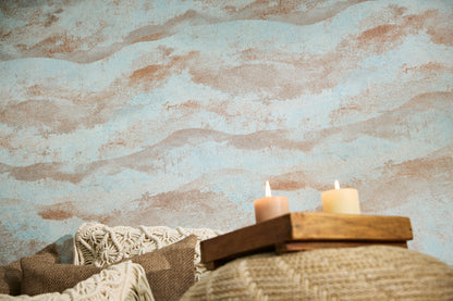 Livingwalls Metropolitan Stories Hot Spots Lucia - Toskana Landschaft Hellblau - 10,05 m x 0,53 m