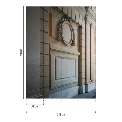 Fototapete Steinarchitektur - 2,12 m x 2,80 m