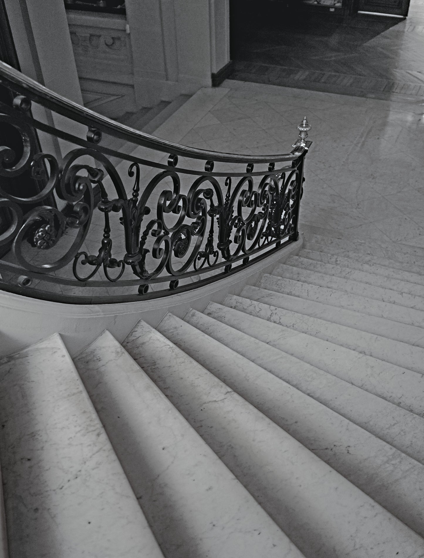 Fototapete Marmortreppe - 2,12 m x 2,80 m