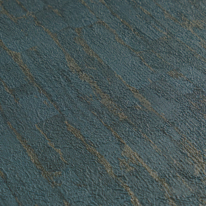 Livingwalls Metropolitan Stories Hot Spots Ema - Dubrovnik Oberfläche Blau Gold - 10,05 m x 0,53 m