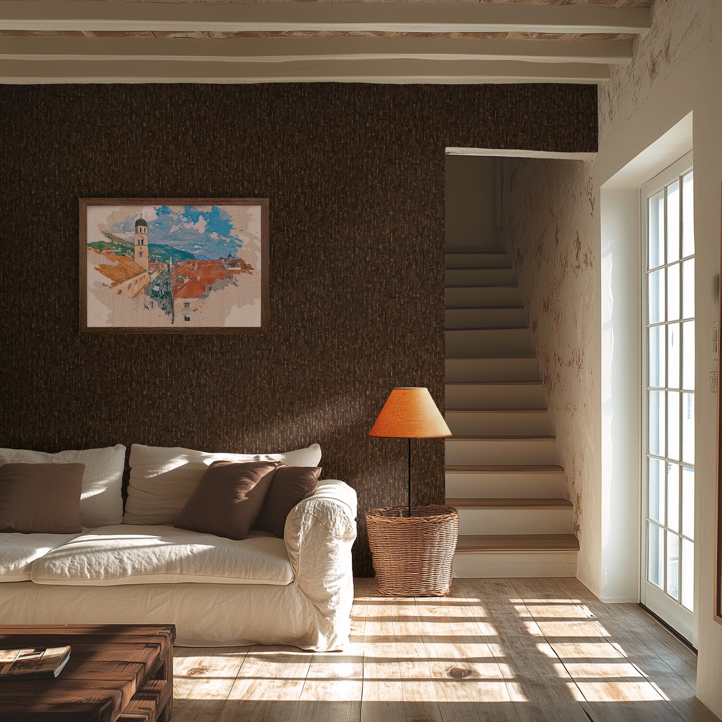 Livingwalls Metropolitan Stories Hot Spots Ema - Dubrovnik Oberfläche Braun - 10,05 m x 0,53 m