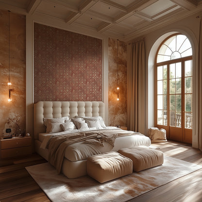 Livingwalls Metropolitan Stories Hot Spots Amélie - Versailles Klassisch Rot - 10,05 m x 0,53 m