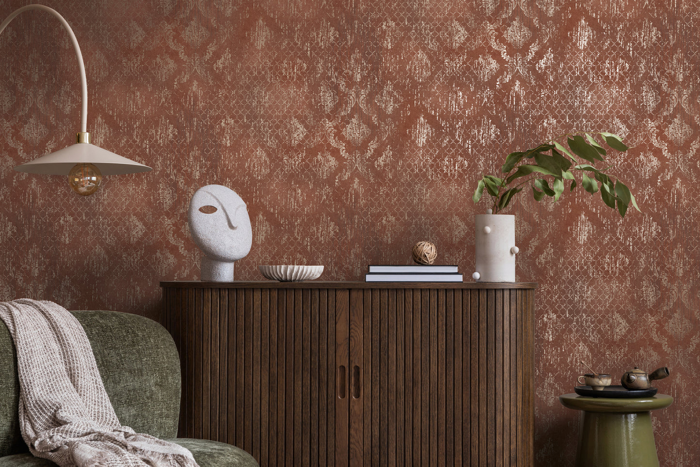 Livingwalls Metropolitan Stories Hot Spots Amélie - Versailles Klassisch Rot - 10,05 m x 0,53 m