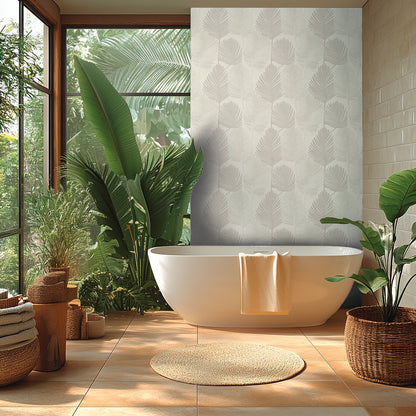 Livingwalls Metropolitan Stories Hot Spots Aria - Monte Palace Modern Weiß - 10,05 m x 0,53 m