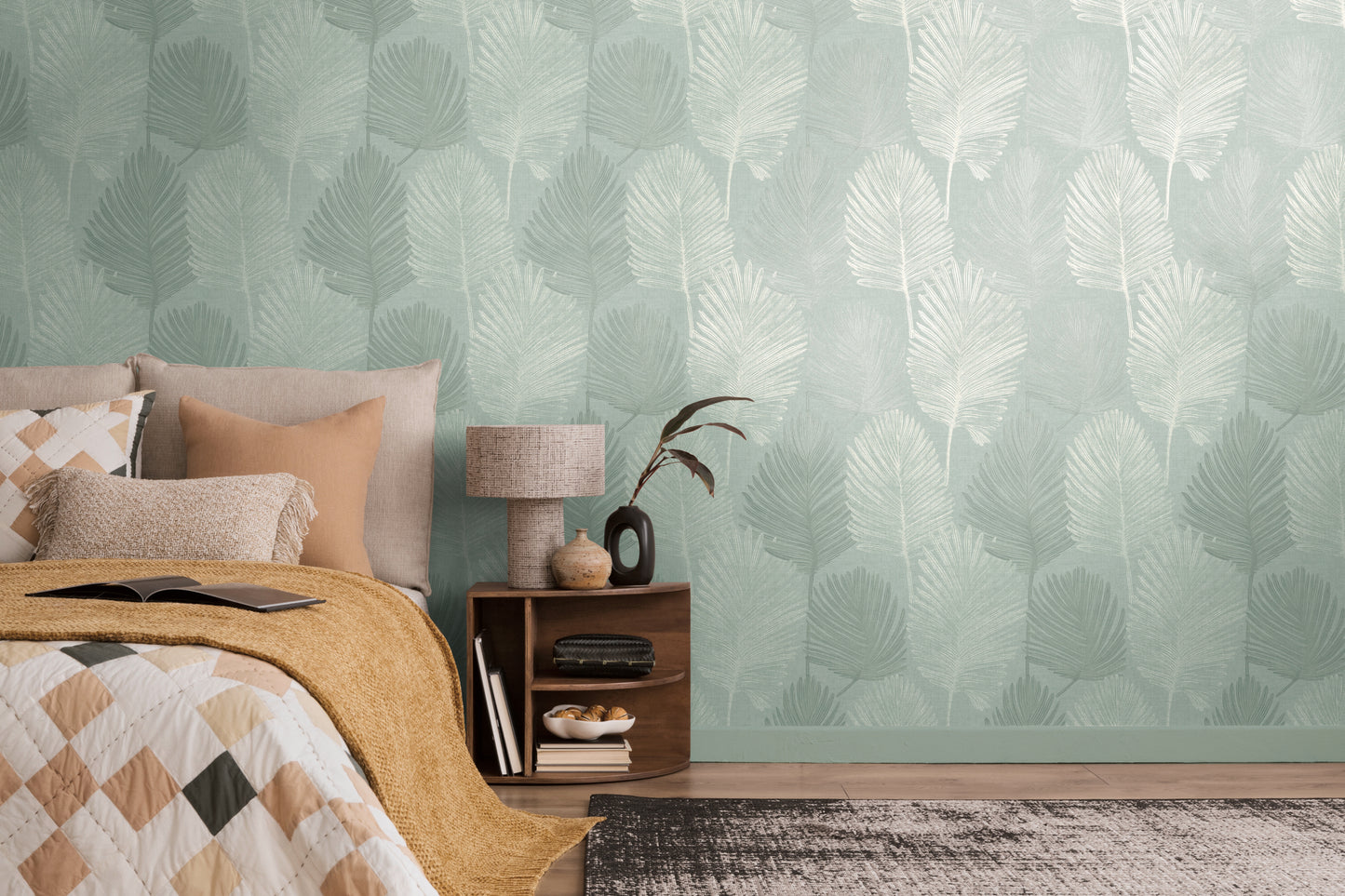 Livingwalls Metropolitan Stories Hot Spots Aria - Monte Palace Modern Grün - 10,05 m x 0,53 m