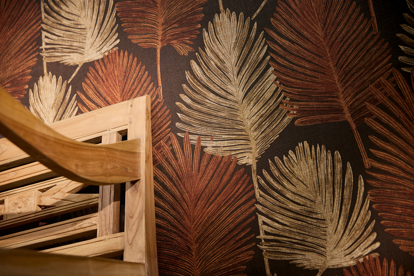Livingwalls Metropolitan Stories Hot Spots Aria - Monte Palace Modern Braun Rot - 10,05 m x 0,53 m
