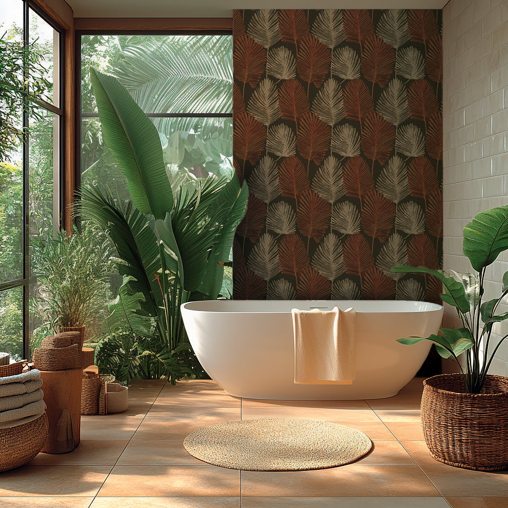 Livingwalls Metropolitan Stories Hot Spots Aria - Monte Palace Modern Braun Rot - 10,05 m x 0,53 m
