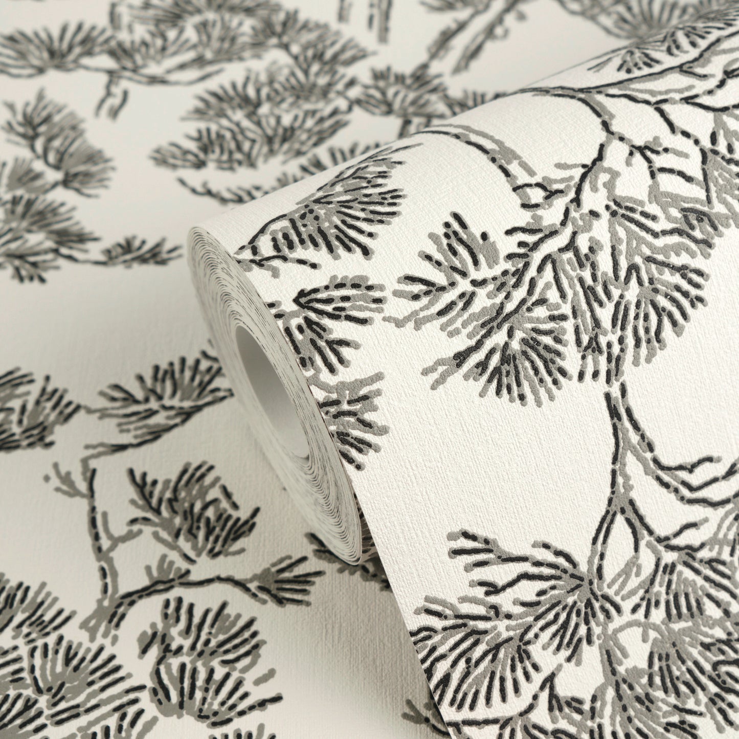 Livingwalls Vibes & Styles Lin - Zen Branches Bäume Weiß - 10,05 m x 0,53 m