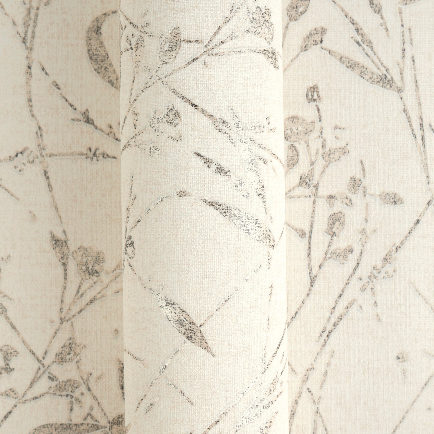 Livingwalls Vibes & Styles Fee - Wild Free Wildblumen Creme Beige - 10,05 m x 0,53 m