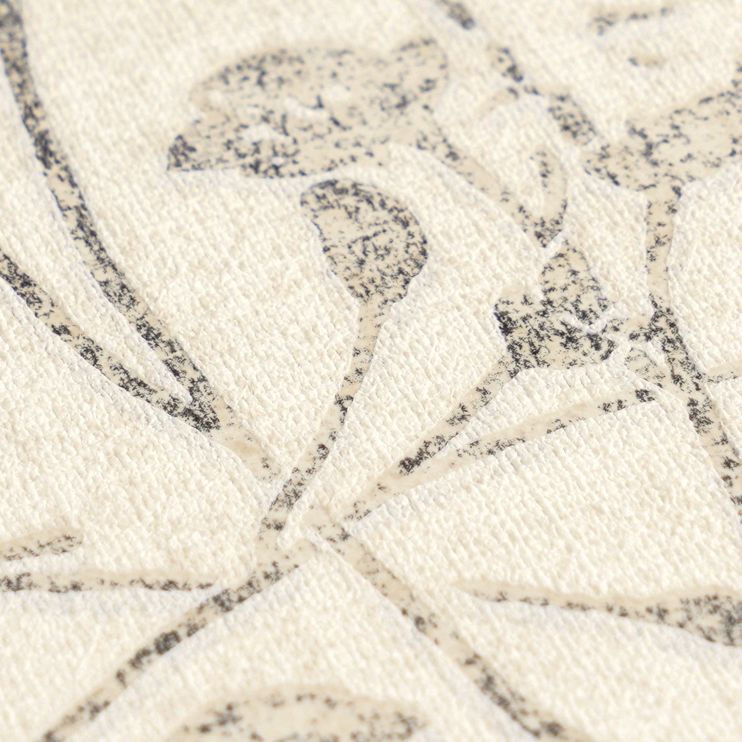Mustertapete Wildblumen Cremebeige - 10,05 m x 0,53 m