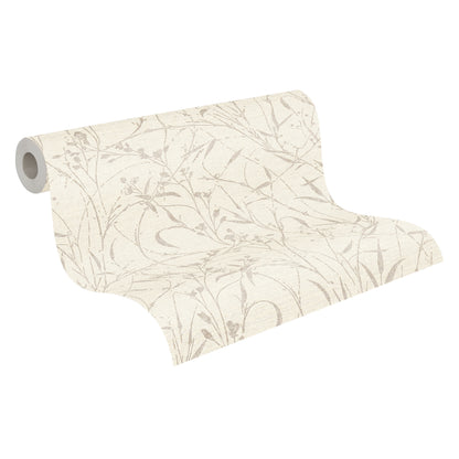 Livingwalls Vibes & Styles Fee - Wild Free Wildblumen Beige - 10,05 m x 0,53 m