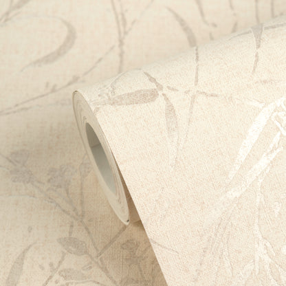 Livingwalls Vibes & Styles Fee - Wild Free Wildblumen Beige - 10,05 m x 0,53 m