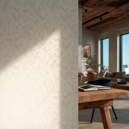 Livingwalls Vibes & Styles Fee - Wild Free Wildblumen Beige - 10,05 m x 0,53 m