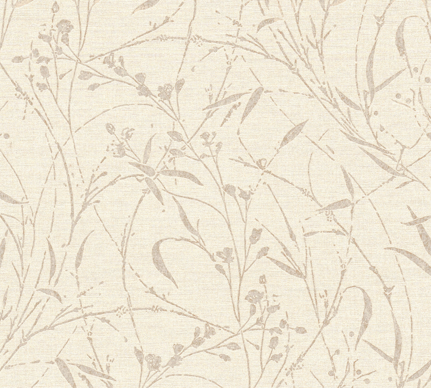 Mustertapete Wildblumen Sandhell - 10,05 m x 0,53 m