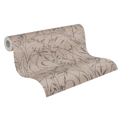 Livingwalls Vibes & Styles Fee - Wild Free Wildblumen Braun - 10,05 m x 0,53 m