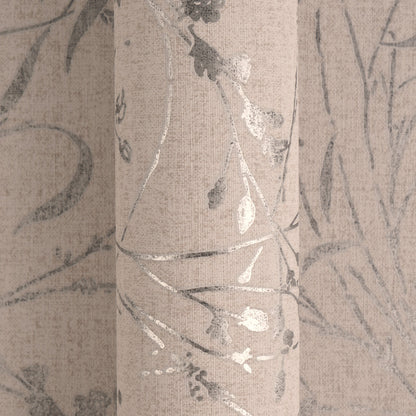 Mustertapete Wildblumen Altrosa - 10,05 m x 0,53 m