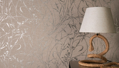 Livingwalls Vibes & Styles Fee - Wild Free Wildblumen Braun - 10,05 m x 0,53 m