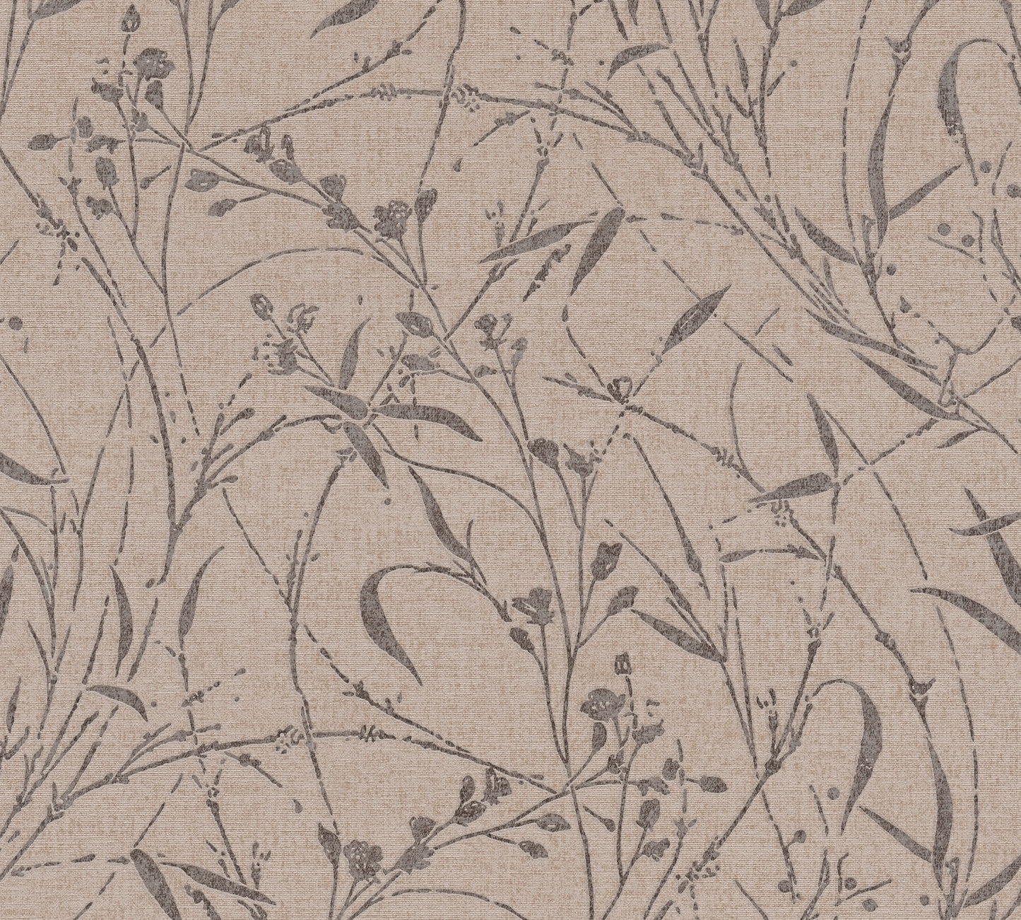 Livingwalls Vibes & Styles Fee - Wild Free Wildblumen Braun - 10,05 m x 0,53 m