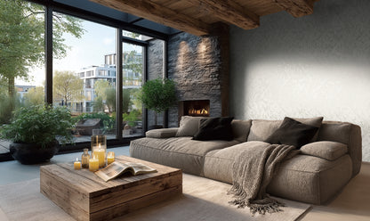 Livingwalls Vibes & Styles Fee - Wild Free Wildblumen Creme Grün - 10,05 m x 0,53 m