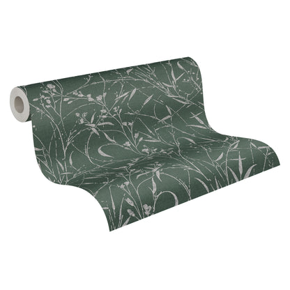 Livingwalls Vibes & Styles Fee - Wild Free Wildblumen Grün - 10,05 m x 0,53 m