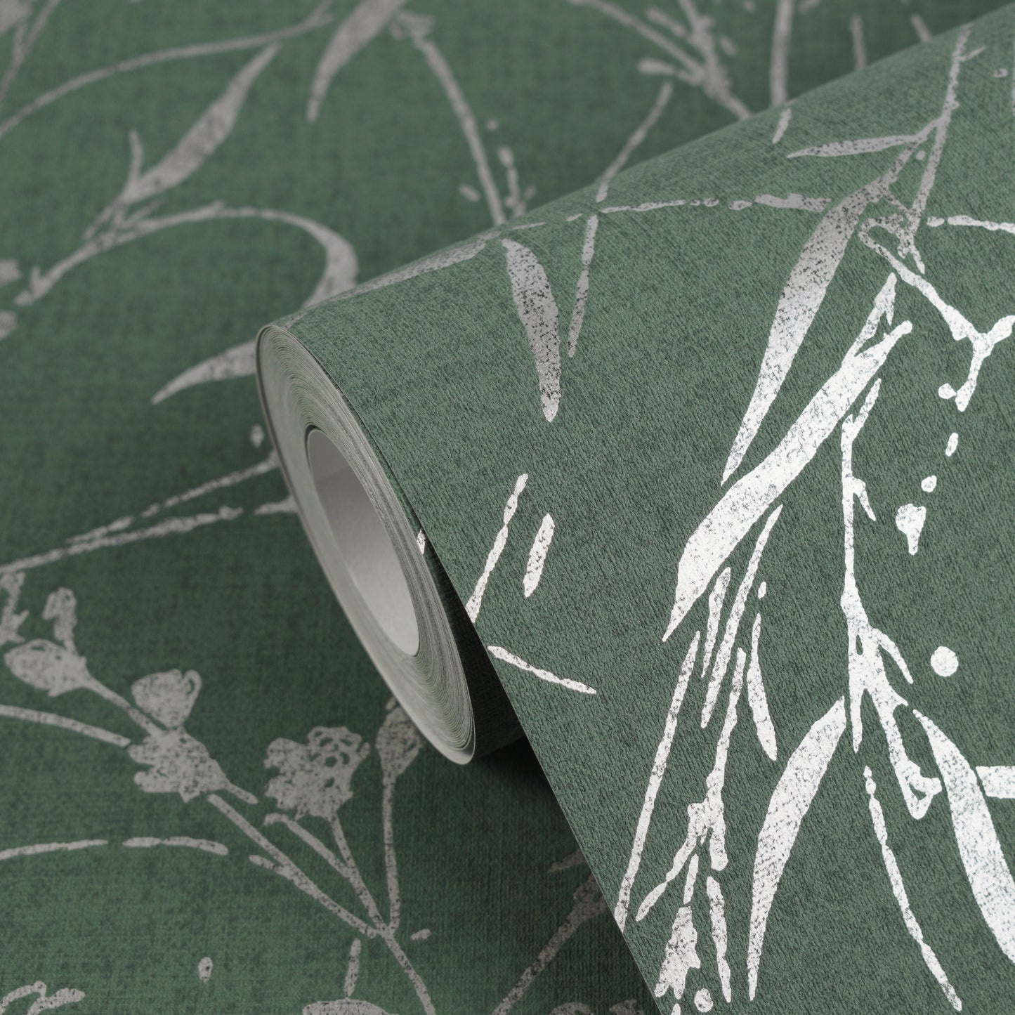 Livingwalls Vibes & Styles Fee - Wild Free Wildblumen Grün - 10,05 m x 0,53 m