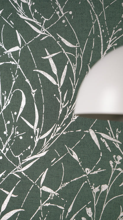 Livingwalls Vibes & Styles Fee - Wild Free Wildblumen Grün - 10,05 m x 0,53 m