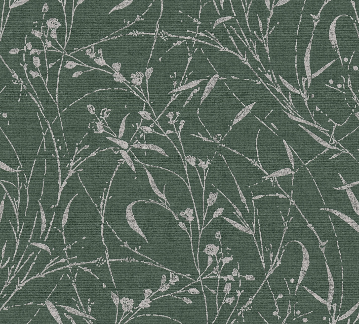 Livingwalls Vibes & Styles Fee - Wild Free Wildblumen Grün - 10,05 m x 0,53 m