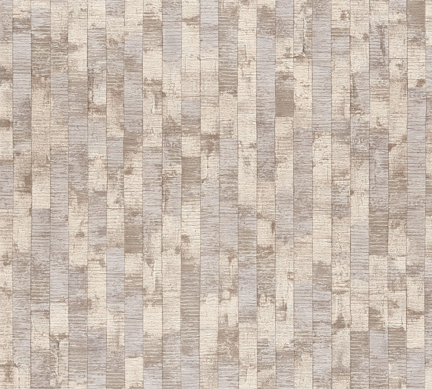 Mustertapete Holzpaneele Naturbeige - 10,05 m x 0,53 m